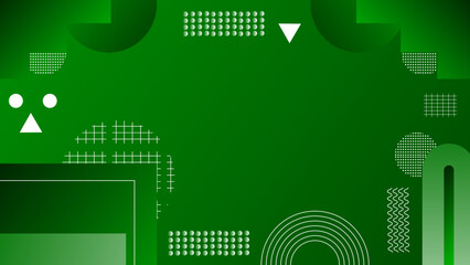 Modern Green Abstract Technology Background Design Vector Illustration