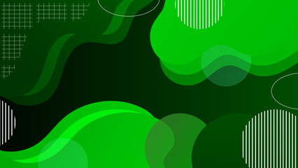 Modern Green Abstract Technology Background Design Vector Illustration