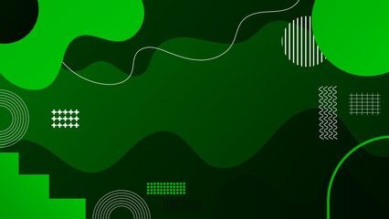 Modern Green Abstract Technology Background Design Vector Illustration