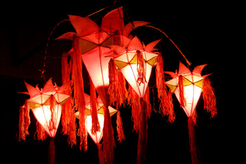 vesak lantern close-up, also known as Buddha Jayanti, Buddha Purnima and Buddha Day, is a holiday traditionally observed by Buddhists in South Asia. © Leon Concept