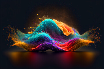 particle waves background