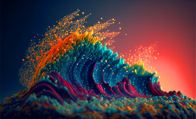 particle waves background