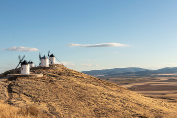 windmills. Spain. The Windmills of Consuegra .
