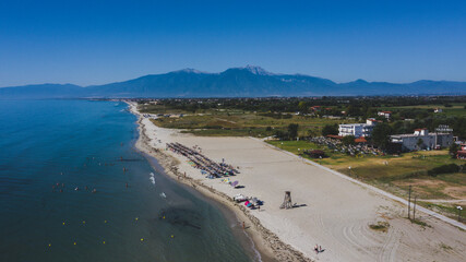 Drone photo of Korinos beach