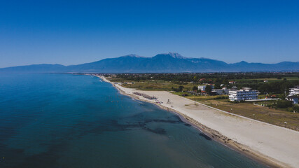 Drone photo of Korinos beach