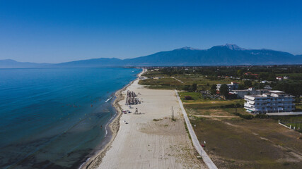Drone photo of Korinos beach