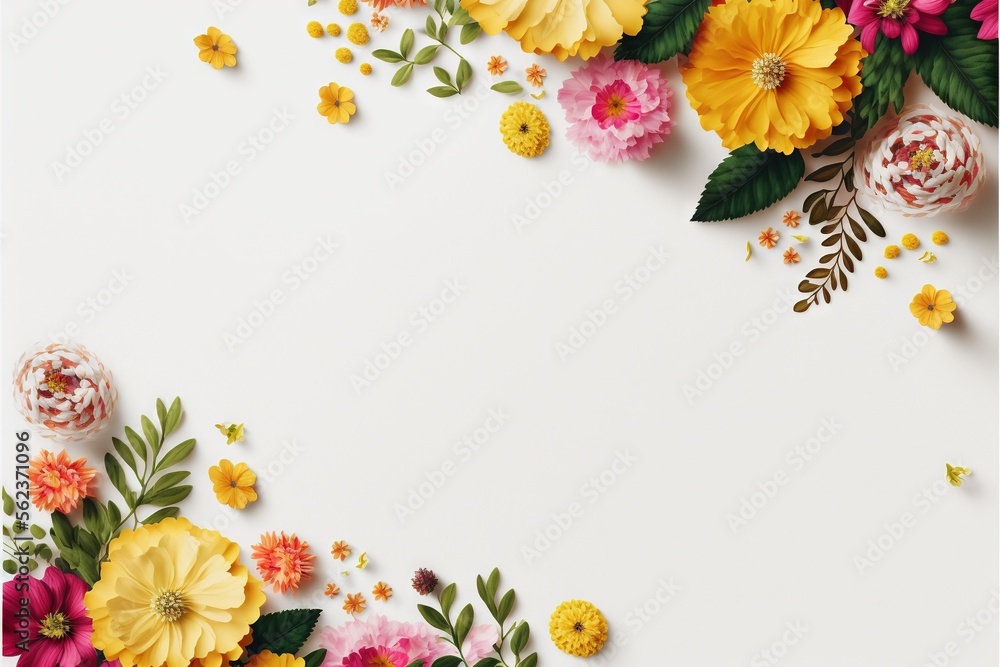 Aufkleber a white background with a bunch of flowers on it and a white background with a bunch of flowers on i