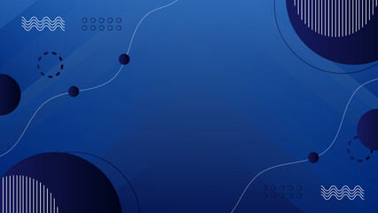 Obraz premium modern abstract blue background design with layers of textured white transparent material in triangle diamond and squares shapes in random geometric pattern