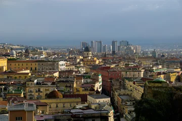 Zelfklevend Fotobehang Naples, Italy panorama  of city © reznik_val