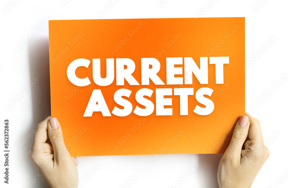 Poster current assets - assets of a company that are expected to be sold or used as a result of business op