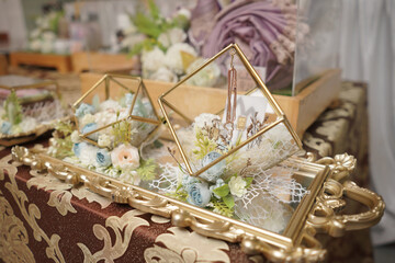 Bride and Groom Gifts for a Traditional Wedding Ceremony in Indonesia
