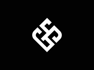 initial letter GS SG  logo vector concept