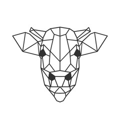 Cow Lowpoly illustration