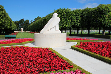 us military cemetery (saillant de saint-mihiel) in thiaucourt-regnieville in france