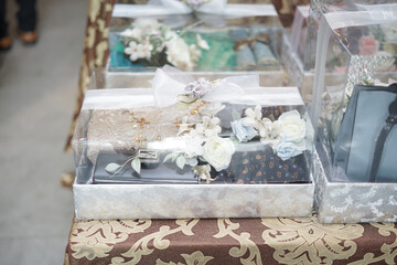 Bride and Groom Gifts for a Traditional Wedding Ceremony in Indonesia