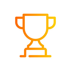 trophy gradient icon