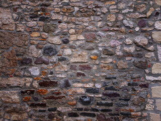 Old stone wall texture, vintage background