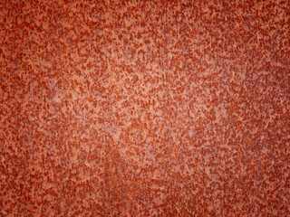 Brown texture of rusty metal, rusted metal background