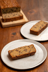 Chocolate chip zucchini bread