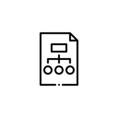 Fototapeta premium diagram paper icon
