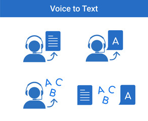 Voice to Text Icon