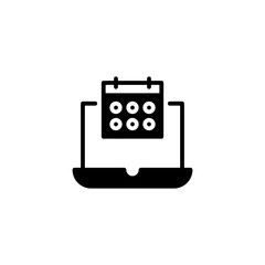 laptop date icon