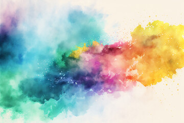 Liquid abstract colorful pastel watercolor painting background illustration