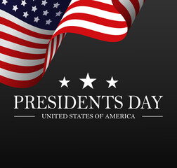 Naklejka premium Presidents Day USA