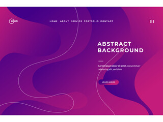 Abstract trendy gradient background for landing pages. Can be used for posters, placards, brochures, banners, web pages, headers, covers