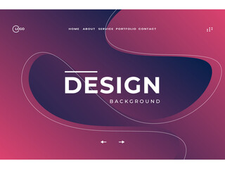 Abstract trendy gradient background for landing pages. Can be used for posters, placards, brochures, banners, web pages, headers, covers