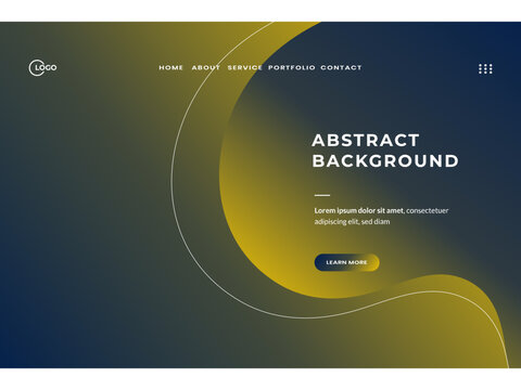 Abstract trendy gradient background for landing pages. Can be used for posters, placards, brochures, banners, web pages, headers, covers