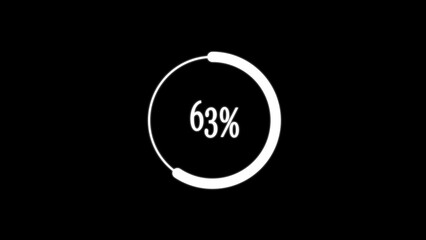 abstract circle data number illustration background 