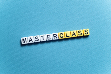 Masterclass - word concept on cubes