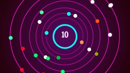 abstract beautiful countdown illustration background 