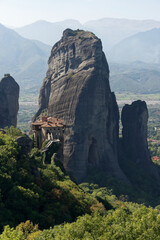 Fototapeta na wymiar Griechenland - Meteora - Roussanou-Kloster