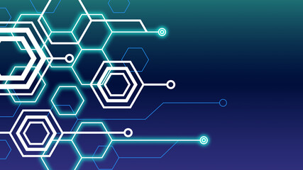 technology abstract background blue color illustration wallpaper