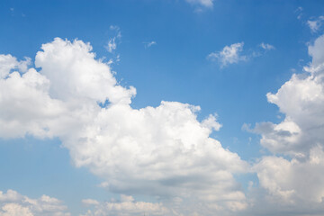 a beautiful view of the white clouds in the sky Beautiful picture of the blue sky with fluffy clouds. High resolution photo editing image source composite graphics JPG files