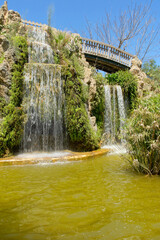 C&aacute;diz (Spain). Elevated bridge of the Genov&eacute;s Park in the city of C&aacute;diz