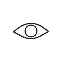 Eyes abstract vector illustration vision icon symbol isolated  