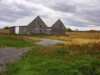 Two barns that defy time.
