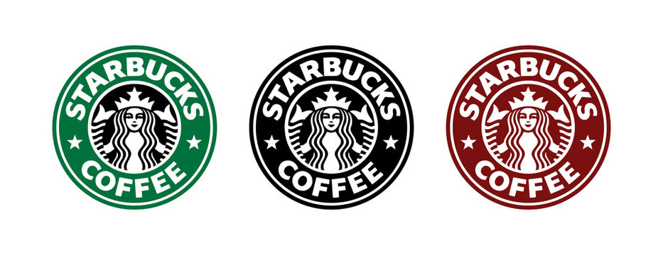 Starbucks Coffee logotype. American coffee company and coffee shop chain of the same name. Starbucks Corporation emblem. Editorial