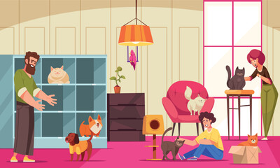 Pet Hotel Cartoon