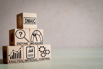 A set of wooden cubes with the word 