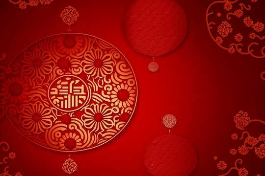 Red Chinese New Year Background