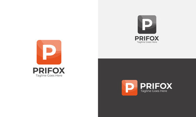 Prifox P Letter Logo