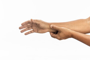 De quervain's are pain near the base of the thumb by swelling or inflammation of tendon thumb wrist hurt  because using computer long time.