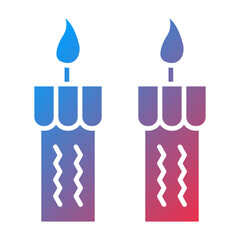 Candles Icon Style