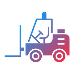 Forklift Icon Style