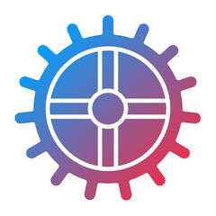 Obraz premium Cogwheel Icon Style