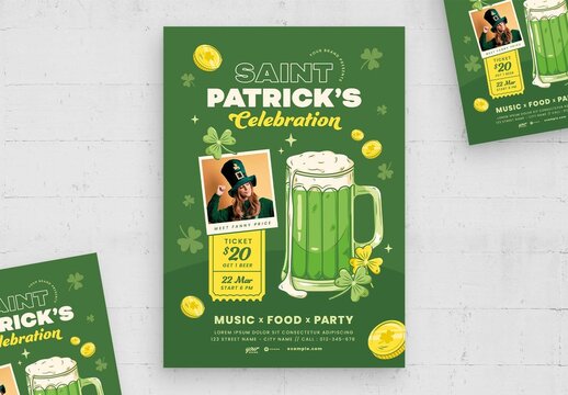 St Patricks Day Flyer Template